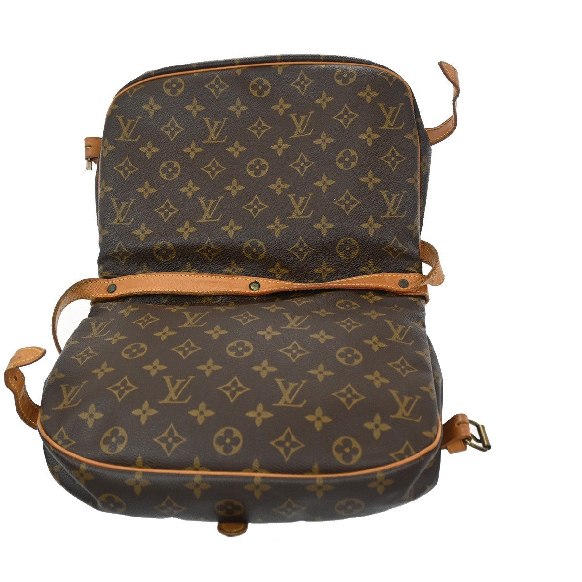 Louis Vuitton Saumur Handbag Monogram Canvas