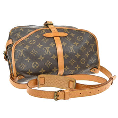 Louis Vuitton Saumur Handbag Monogram Canvas