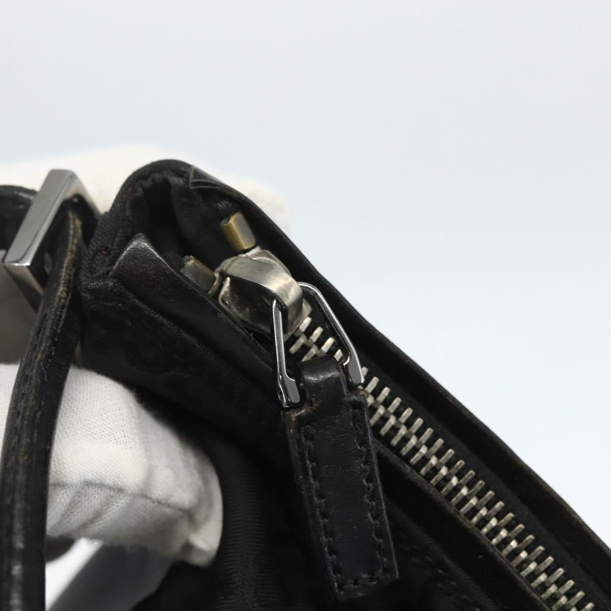 Gucci Vintage Zip Hobo GG Canvas and Leather