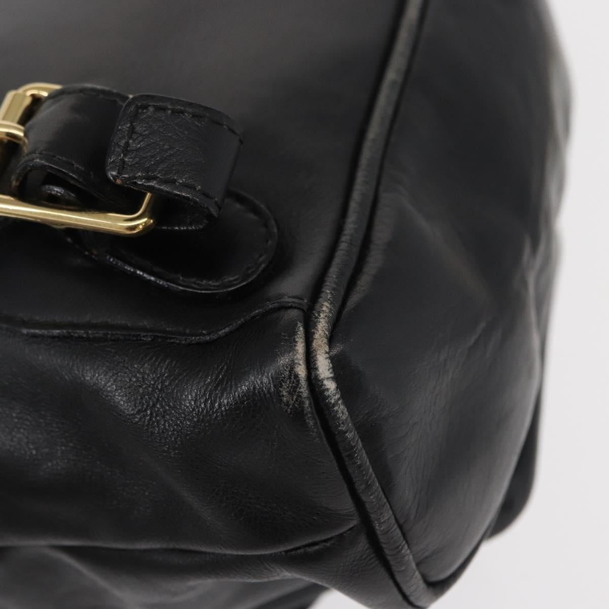 Gucci Vintage Bamboo Backpack Leather