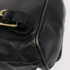 Gucci Vintage Bamboo Backpack Leather