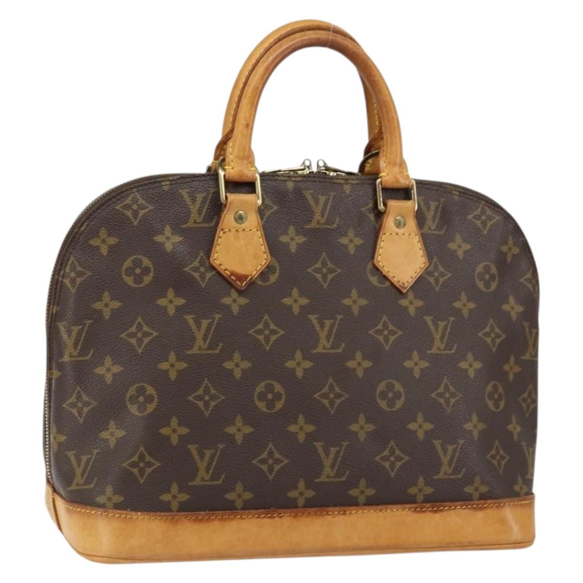Louis Vuitton Alma Handbag Monogram Canvas