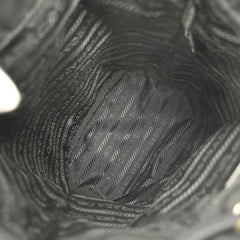 Prada Drawstring Wristlet Bucket Bag Tessuto
