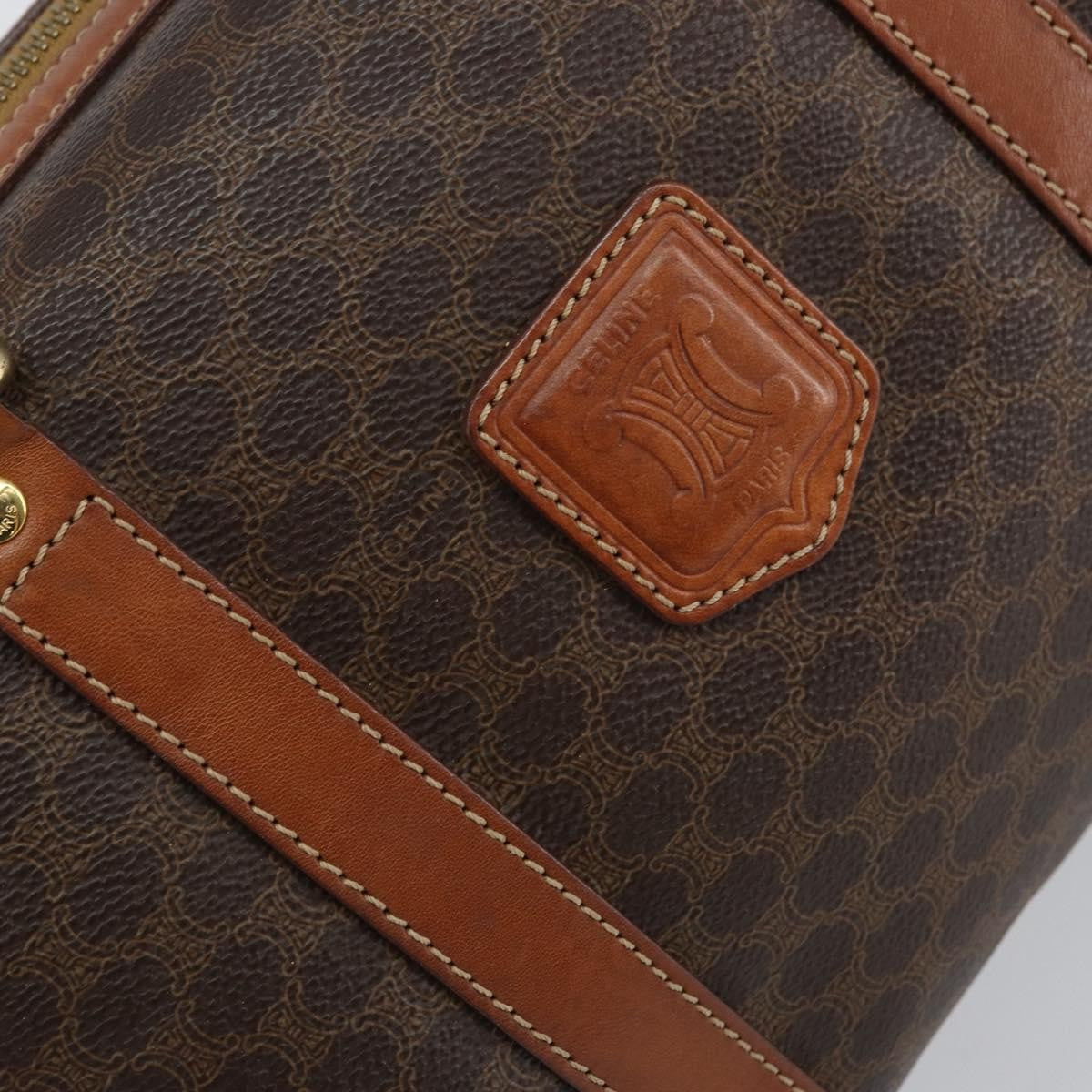 Celine Vintage Macadam Boston bag Canvas