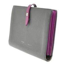 Celine Bifold Flat Wallet Leather
