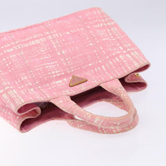 Prada Canapa Open Tote Canvas