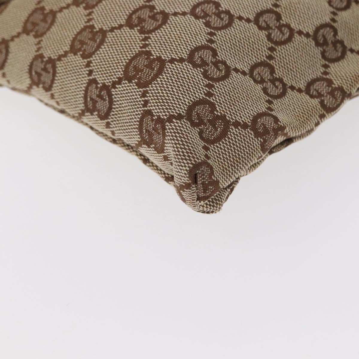 Gucci Vintage Double Belt Bag GG Canvas with Leather