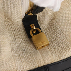 Fendi Pequin 2Bag Canvas and Leather