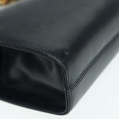 Salvatore Ferragamo Vintage Gancini Chain Shoulder Bag Leather