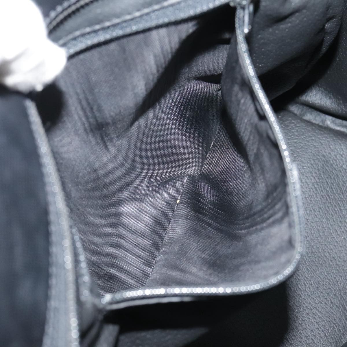 Celine Circle Logo Handbag Leather