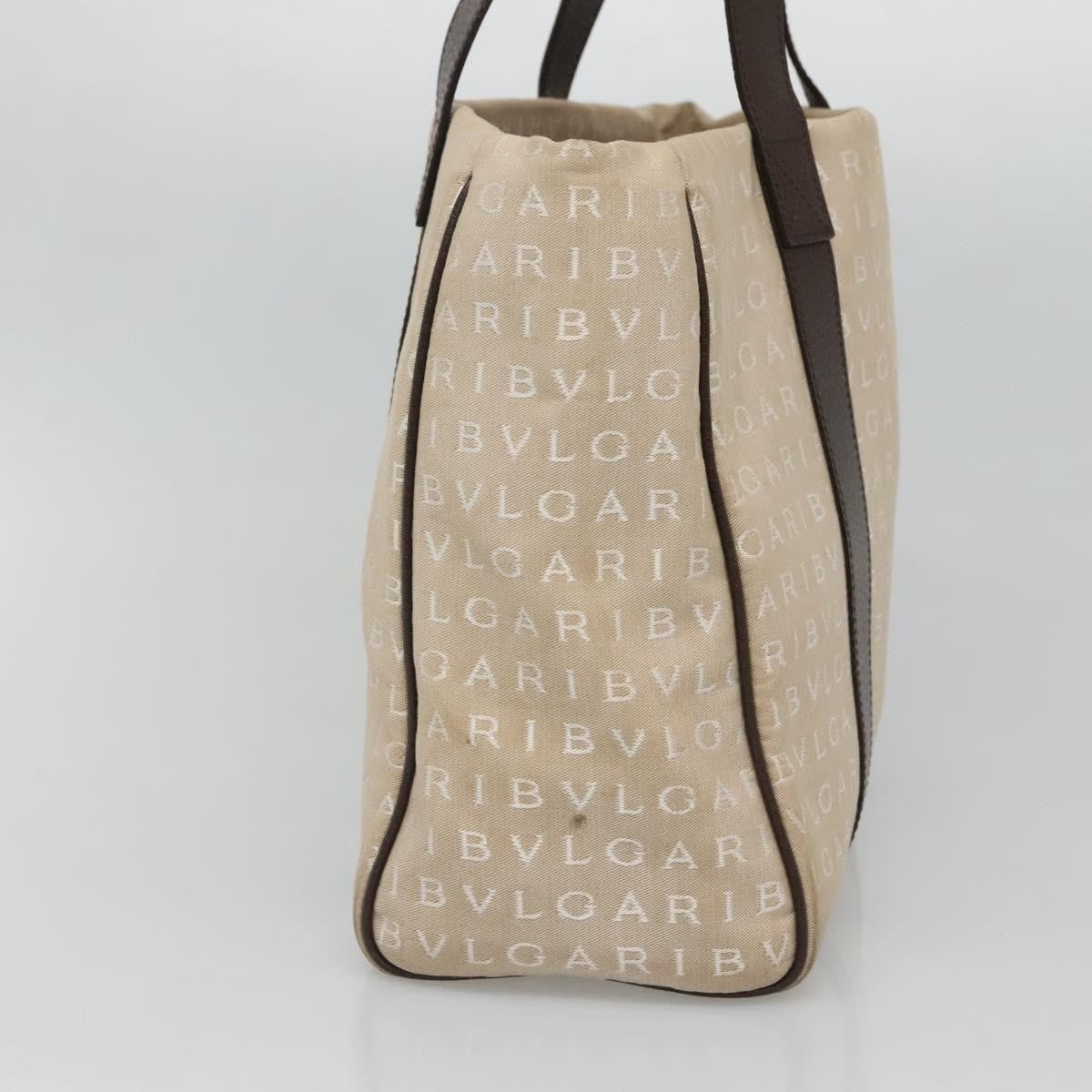 Bvlgari B.Zero1 Logomania Bag Canvas with Leather