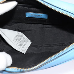 Versace Medusa Icon Front Slip Pocket Camera Bag Quilted Leather