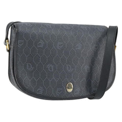 Christian Dior Vintage Honeycomb Shoulder Bag Canvas