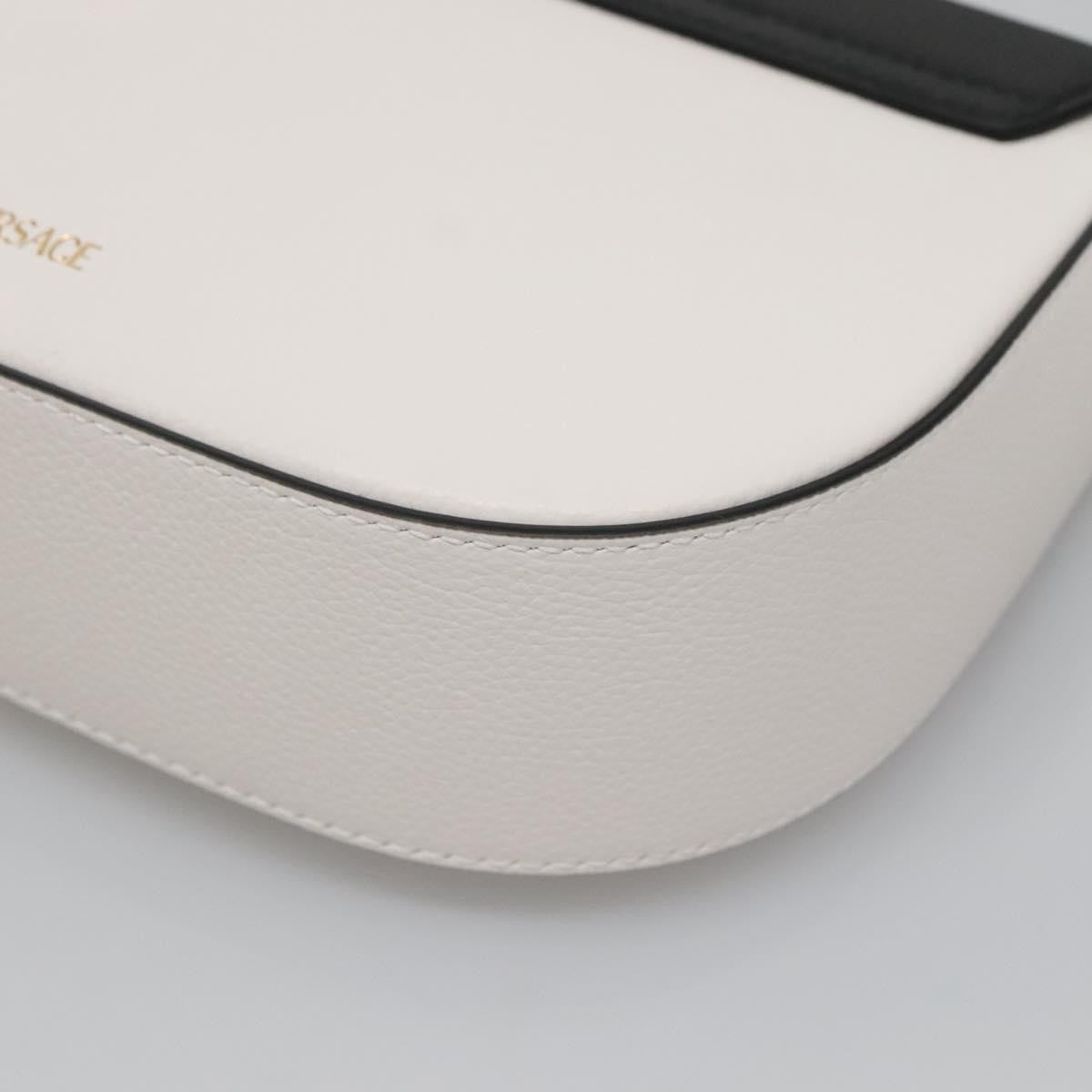 Versace Virtus Flap Messenger Bag Leather