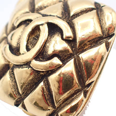 Chanel Square CC Symbols Clip-On Earrings Metal