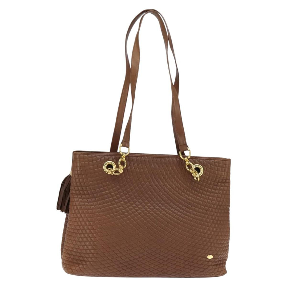 Bally Vintage Tote Bag Leather