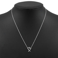 Tiffany & Co. Paloma Picasso Loving Heart Pendant Necklace Silver 925