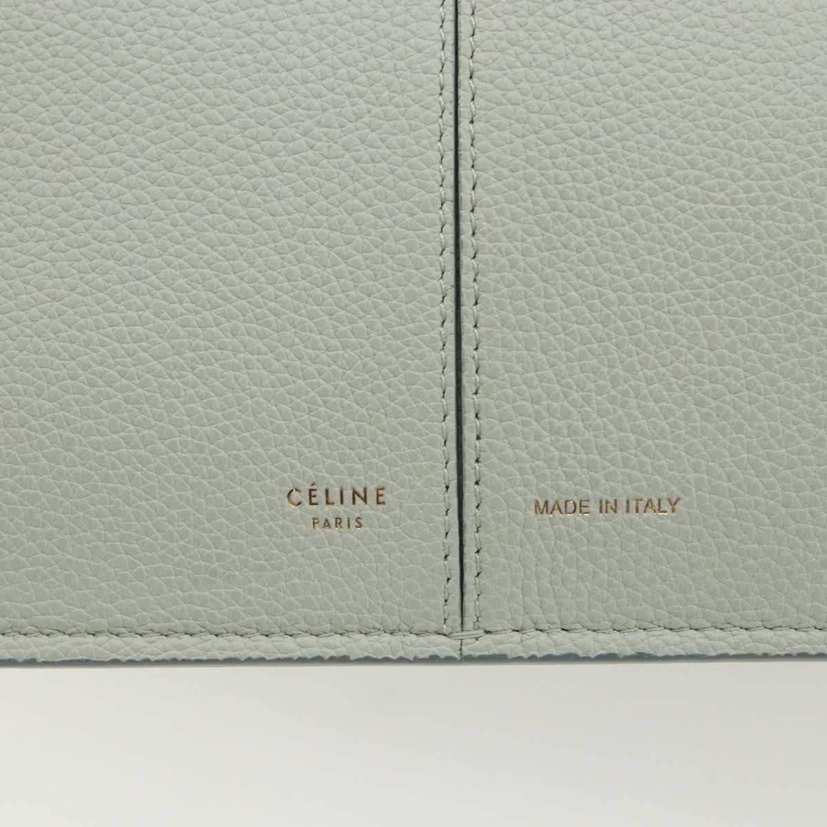 Celine Tri-Fold Shoulder Bag Grained Calfskin