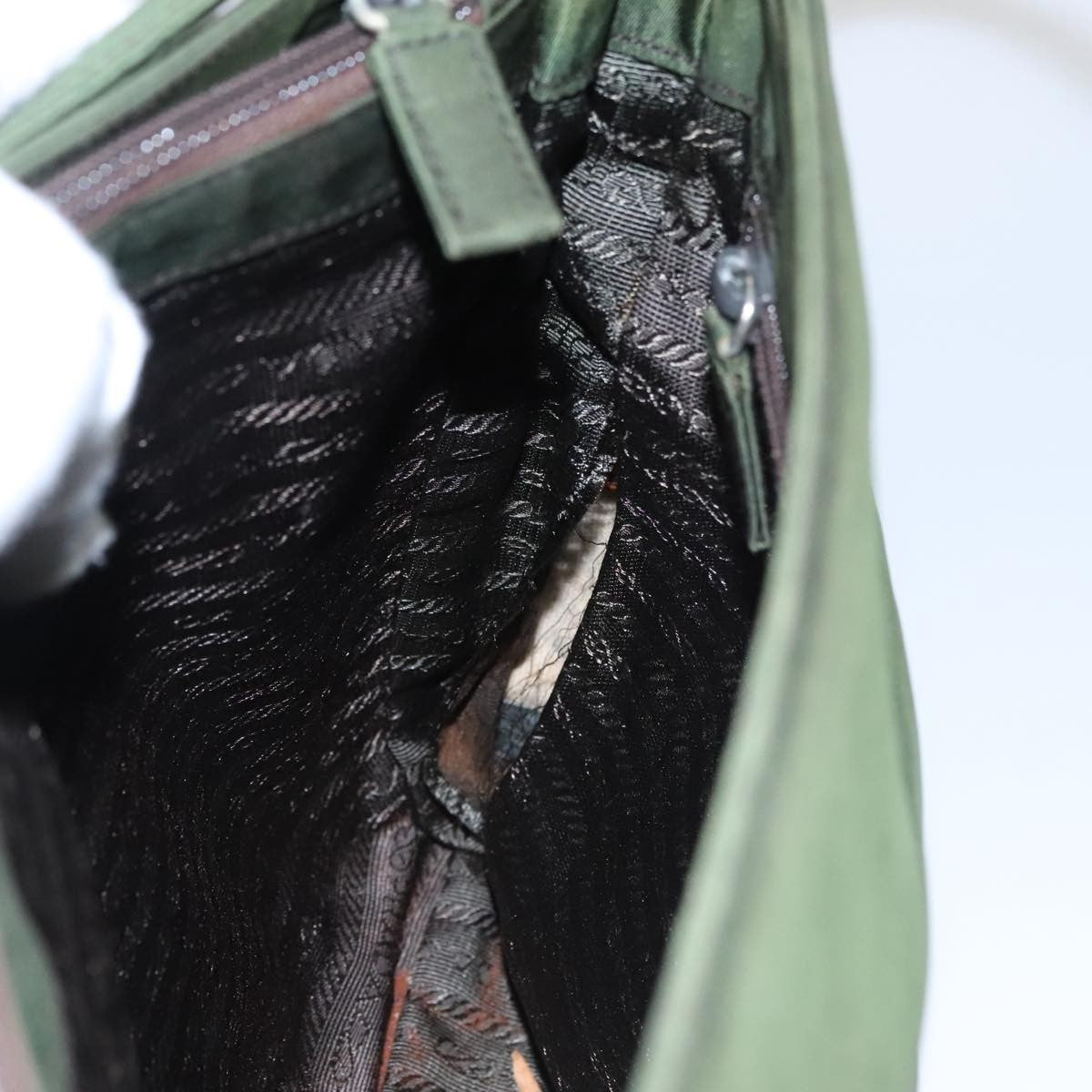 Prada Tall Zip Top Hobo Soft Calf