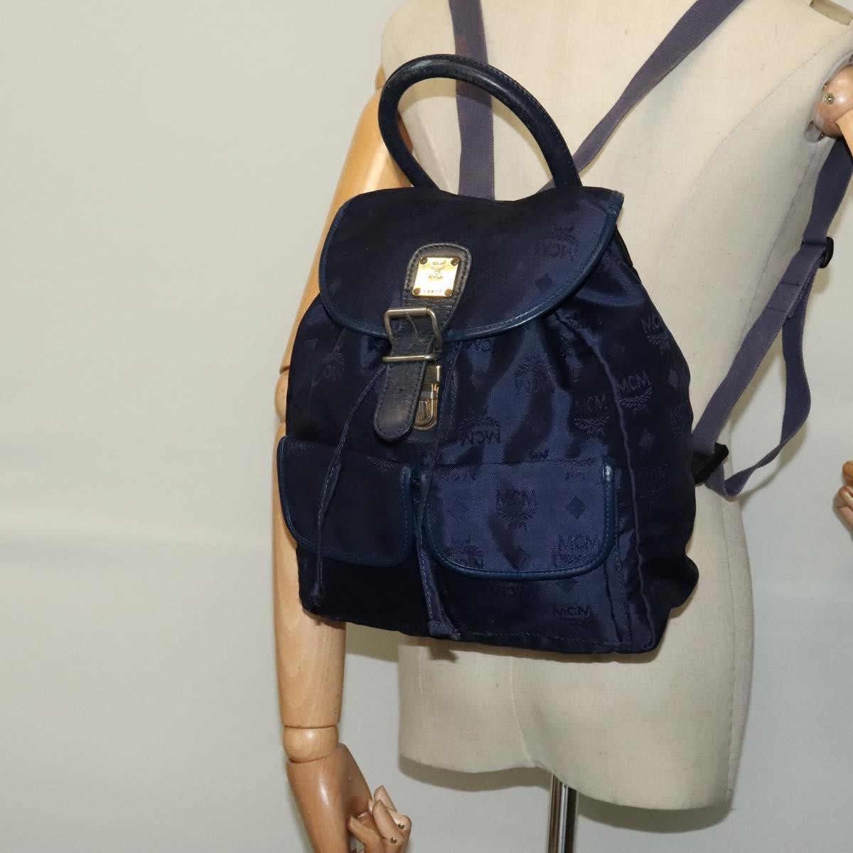 MCM Vintage Vicetos Backpack Nylon