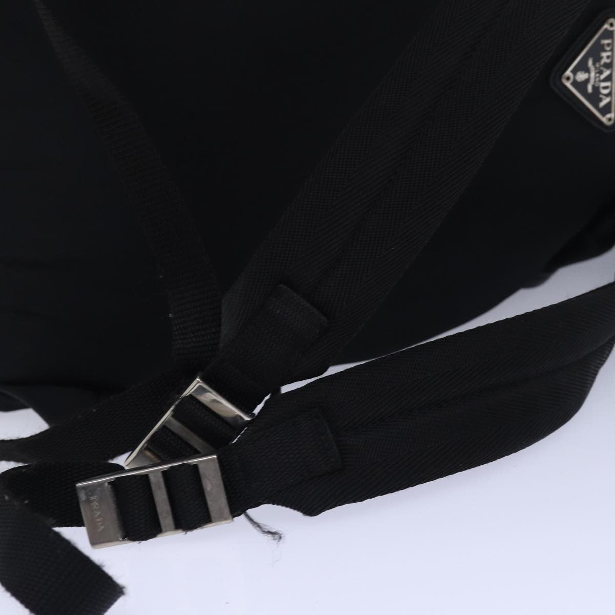 Prada Double Front Pocket Backpack Tessuto