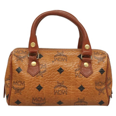 MCM Visetos logogramme Handbag Canvas and Leather