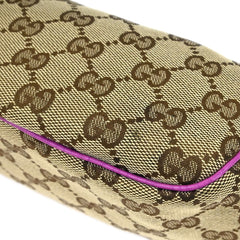 Gucci Vintage Boat Pochette GG Canvas