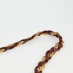 Bally Vintage Chain Shoulder Bag Quilted Leather