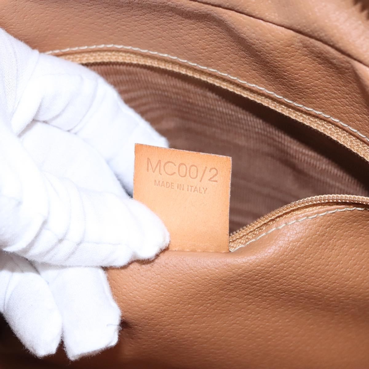 Celine Vintage Macadam Handbag Canvas and Leather