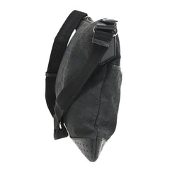 Gucci Zip Messenger GG Canvas with Perforated Leather