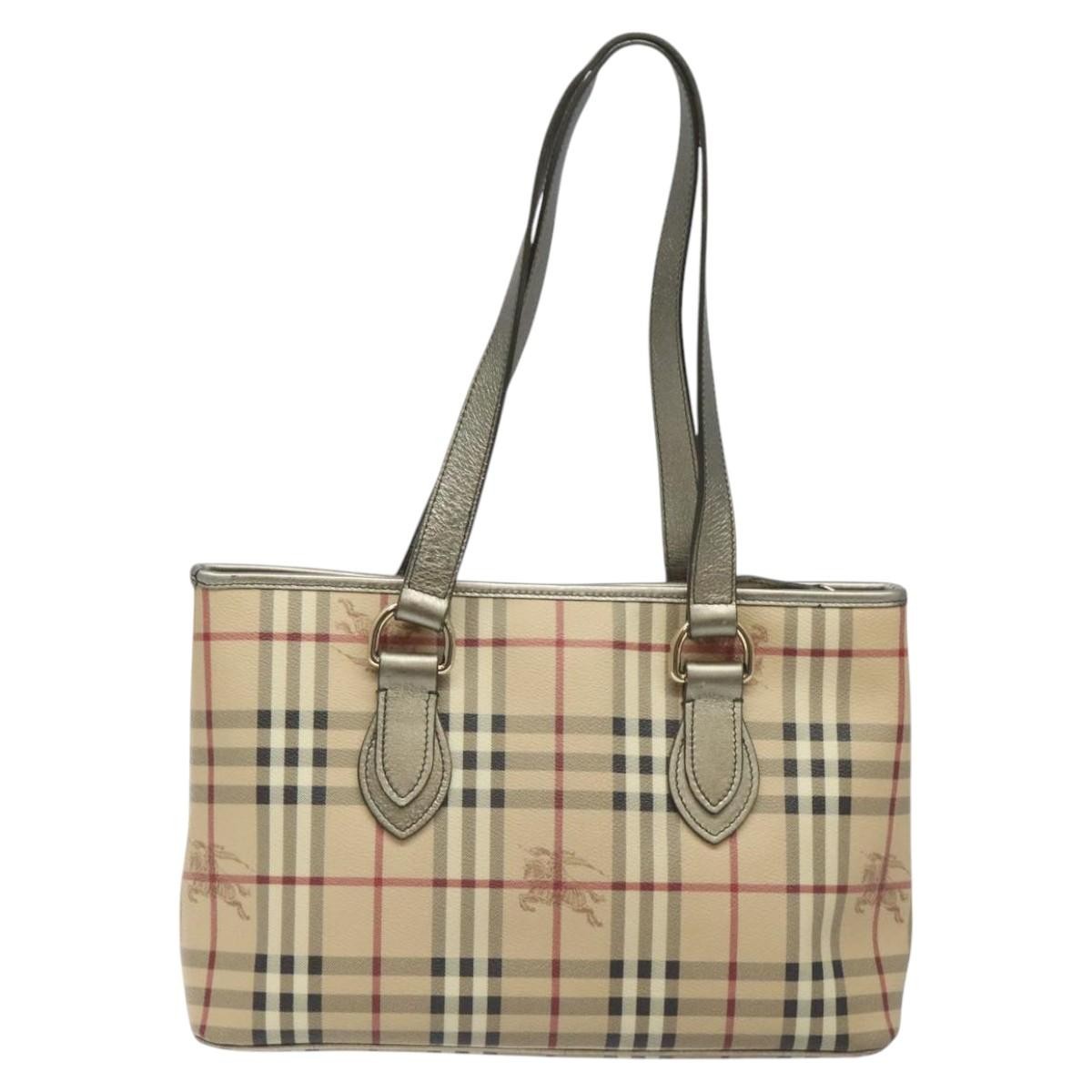 Burberry Regent Tote Haymarket Coated Canvas