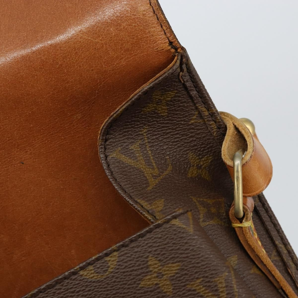 Louis Vuitton Cartouchiere Handbag Monogram Canvas