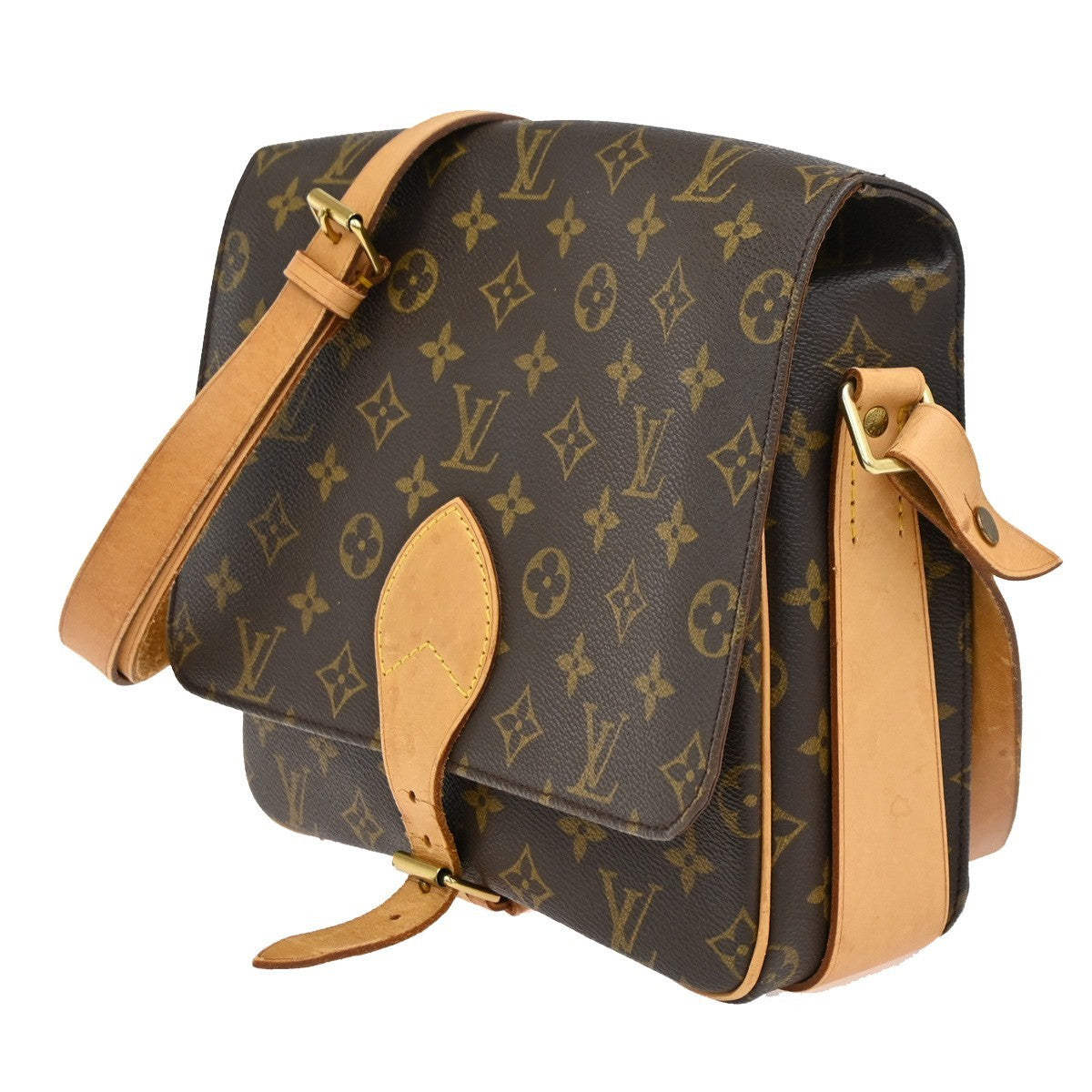 Louis Vuitton Cartouchiere Handbag Monogram Canvas
