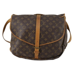 Louis Vuitton Saumur Handbag Monogram Canvas
