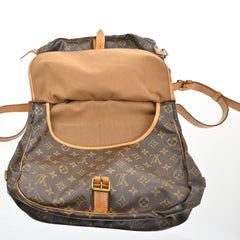 Louis Vuitton Saumur Handbag Monogram Canvas