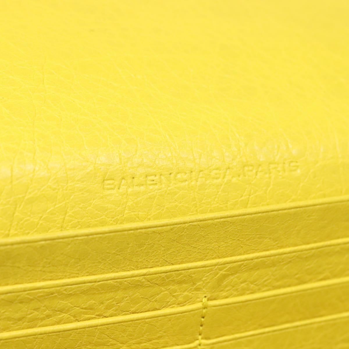 Balenciaga Classic Metallic Edge Money Flap Wallet Leather