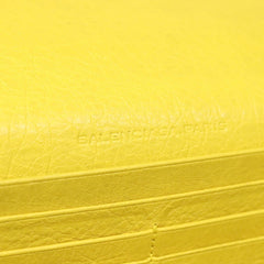 Balenciaga Classic Metallic Edge Money Flap Wallet Leather