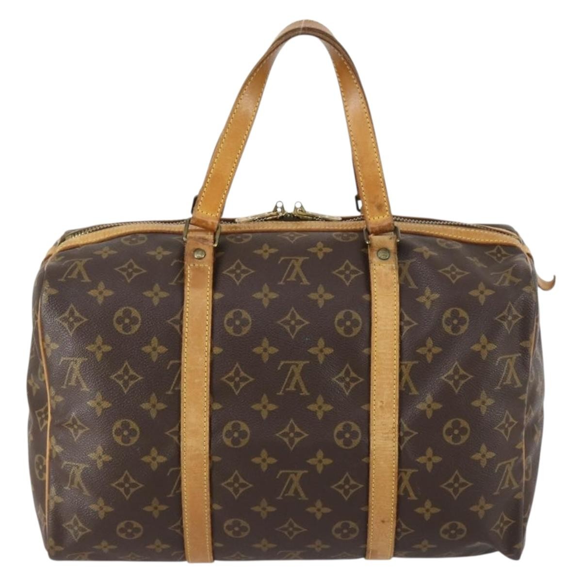 Louis Vuitton Sac Souple Handbag Monogram Canvas