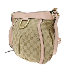 Gucci D-Ring Shoulder Bag (Outlet) GG Canvas