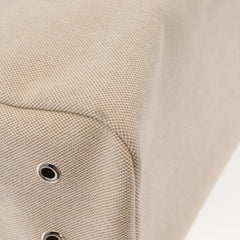 Hermes Sac de Transport pour Chiens Pet Dog Carrier Toile with Leather