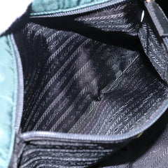 Prada Metal Handles Tote Tessuto