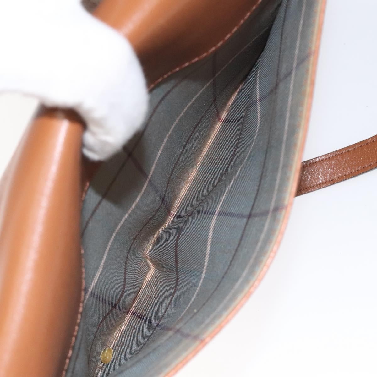 Burberry Vintage Flap Crossbody Bag Leather