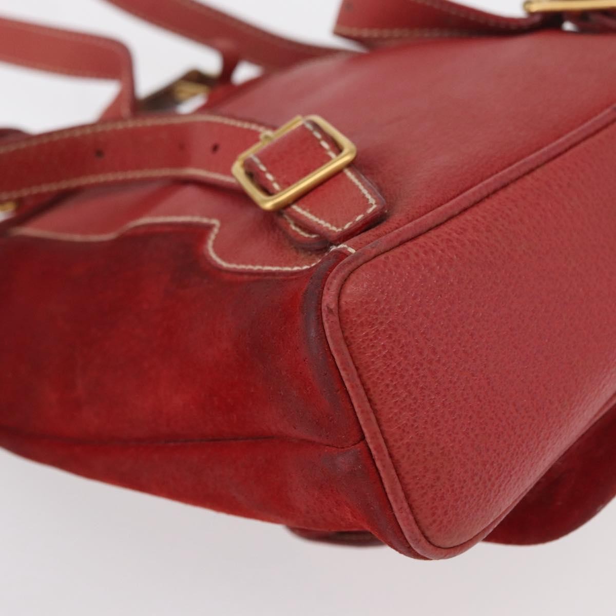 Gucci Vintage Bamboo Backpack Suede