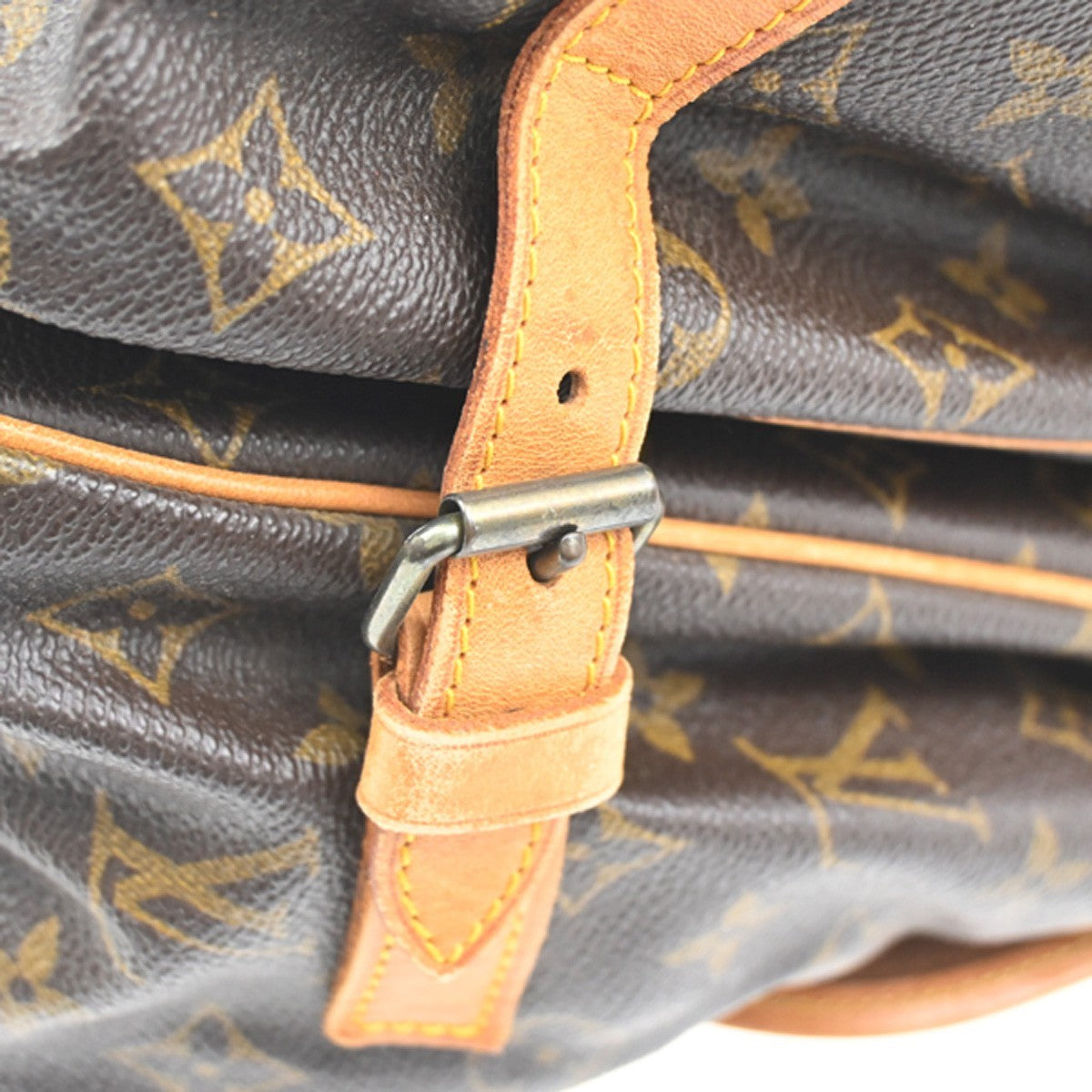Louis Vuitton Saumur Handbag Monogram Canvas