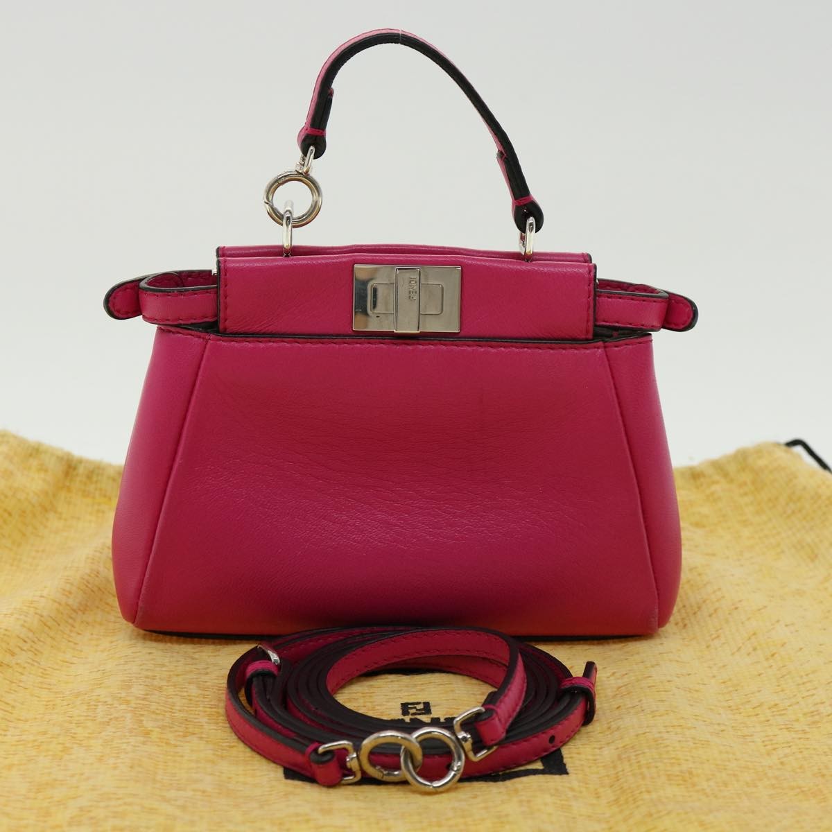Fendi Peekaboo Bag Leather