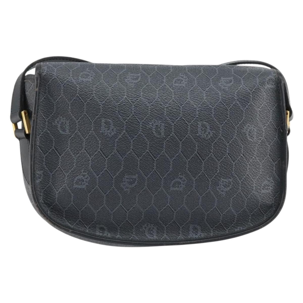 Christian Dior Vintage Honeycomb Shoulder Bag Canvas
