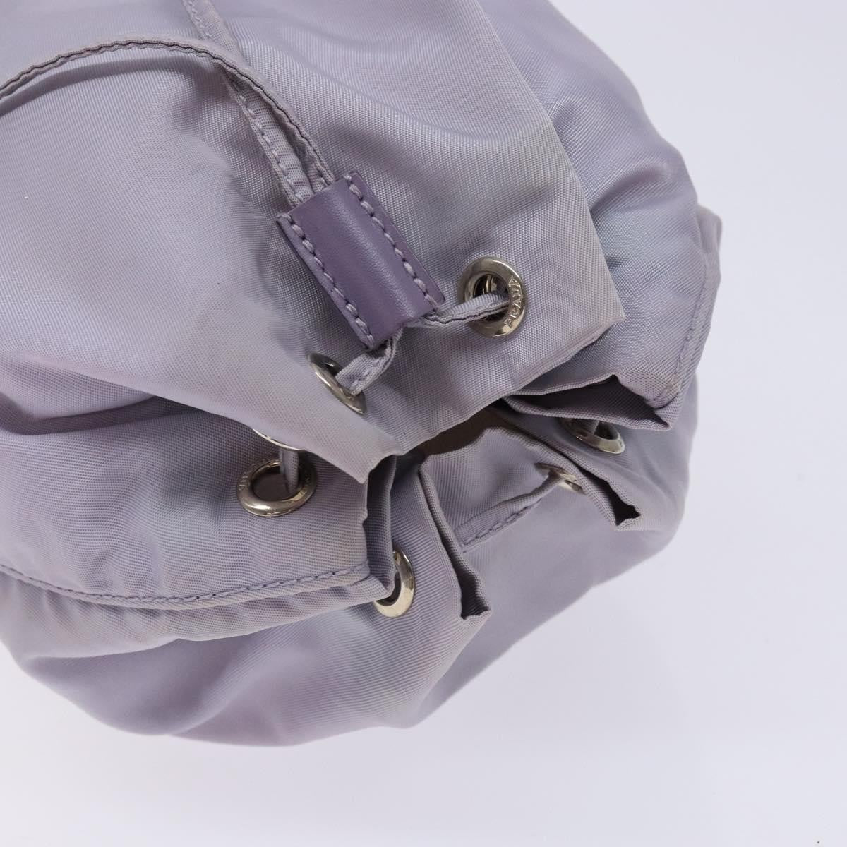 Prada Vela Drawstring Bucket Pouch Tessuto