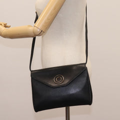 Celine Vintage Circle Logo Crossbody Bag Leather
