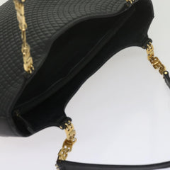 Bally Vintage Chain Shoulder Bag Quilted Leather