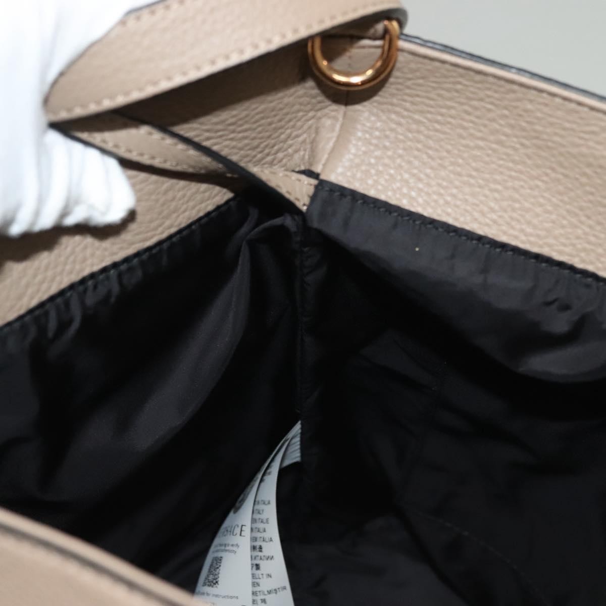 Versace La Medusa Tote Embossed Canvas